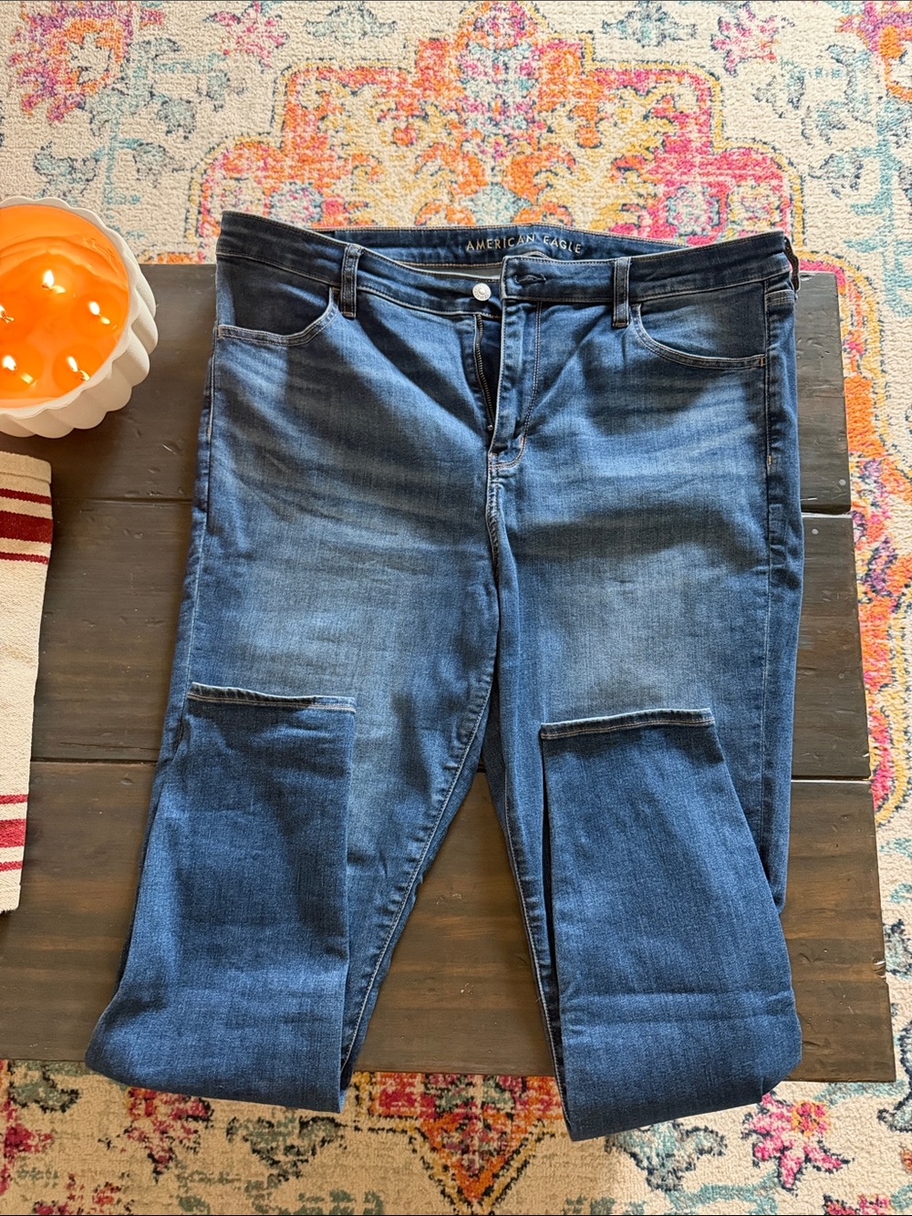 American Eagle Outfitters Dark Wash High-Rise Jegging